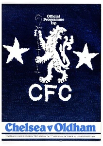 Chelsea v Oldham Athletic 1976-1977 Division Two 16/10/1976 - Picture 1 of 1