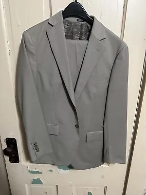 Винтажный ретро Joseph Abboud Slim Fit бежевый 2шт костюм 38S (W32) камуфляж атласная подкладка - Изображение 1 из 4