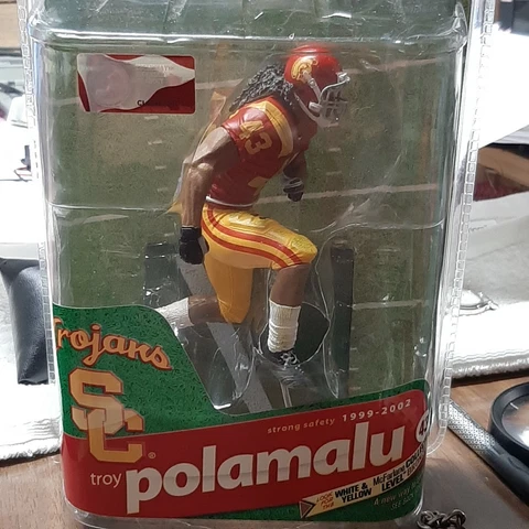 2011 McFarlane College Football Series 3 Troy Polamalu USC Steelers Chase Figure Cover