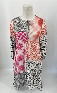 GRACE Kleid Satin Animalprint Leo Lockere Passform Gr.S 36/38 - Bild 1 von 12