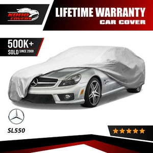 Mercedes-Benz SL550 4 Layer Car Cover Fit Outdoor Water Proof Rain Snow Sun Dust - Picture 1 of 11