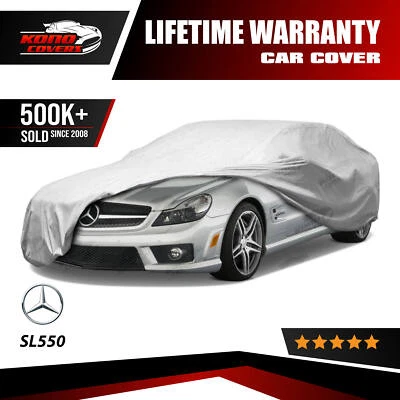 Cubierta de coche Mercedes-Benz SL550 4 capas apta para exterior a prueba de agua lluvia nieve sol polvo Foto 1 de 4