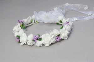 (074) Kommunion Haarschmuck, Kopfschmuck, Haarkranz KOMMUNIONKRANZ NEU - Bild 1 von 4