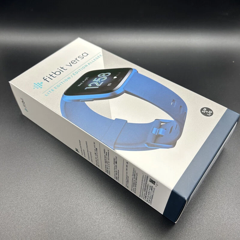 全新 Fitbit Versa lite 可穿戴智能手表 健身活动跟踪器(S & L 带) — 第 1/1 张图片