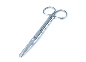 6" Sharp Round End Stainless Steel Scissors School Craft Art Scrapbooking C6072 - Picture 1 of 1