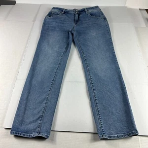 Hudson Jeans Women's Measured 30x27 High Rise Straight Light Blue Denim Tag 8 - Picture 1 of 22