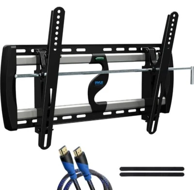 Pyle PYWM24 Heavy Duty Universal Flat Screen TV Wall Mount Fits For 26-52'' - Image 1 of 4