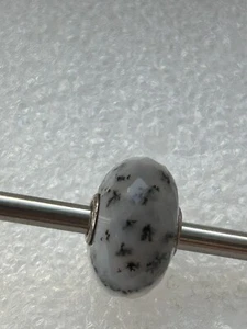 Authentic TROLLBEADS Facetted Agate Dendritic Stone Bead + box. New - Picture 1 of 5