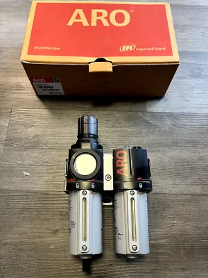 ARO/INGERSOLL FRL Combination Unit: 1/2 NPT Standard 2 Pc Filter/Regulater - Image 1 of 4