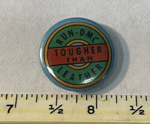 Run DMC   vintage button back pin Vintage NOS - Bild 1 von 1