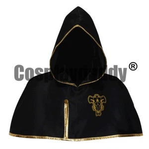 IN STOCK Clover Kingdom's Magic Knights Black Bull Cape Asta Cosplay Costume - Picture 1 of 6