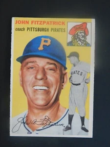 1954 Topps Baseball Card #213 John Fitzpatrick (EX+) - Picture 1 of 2
