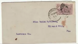 CUBIERTA SCOTT 231 EN ELLWOOD CITY PA COLUMBUS 2 CENTAVOS - Imagen 1 de 1