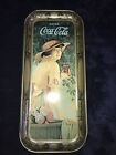 Vtg 1972 (1916)  DRINK COCA COLA Advertising LONG TIN METAL Serving Tray Lady  Only $25.00 on eBay