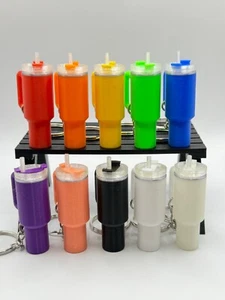 Miniature Tumbler Keychain/Cup With Removable Lid/Store Small items! - Picture 1 of 7