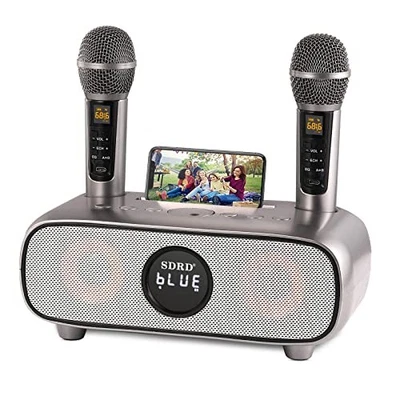 Karaoke Machine for Adults and Kids,Bluetooth PA System with 2 Wireless Karaoke - Image 1 of 4
