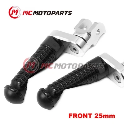 Para Suzuki GSF 600 Bandit 96-04 03 02 MPRO 25mm Bajadora NEGRAS Pies de Piloto Foto 1 de 4