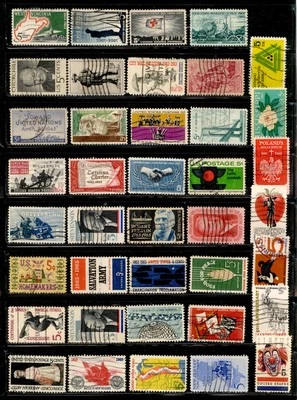 5 CENT 90 Stamps US Lot 1961-1967 Used - Image 1 of 2
