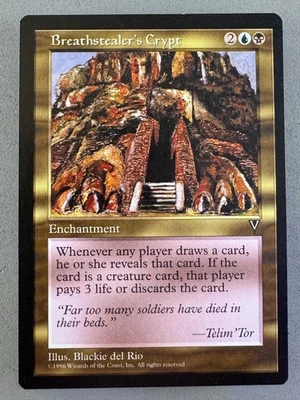 Breathstealer's Crypt Mirage Regular MTG—Unplayed Near Mint—Vintage RESERVE LIST - Image 1 of 4