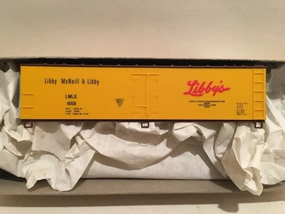 HO Accurail 1555 Libby’s 40’ Madera Frigorífico Boxcar Kit Sin Montar LMLX #1656 Foto 1 de 4