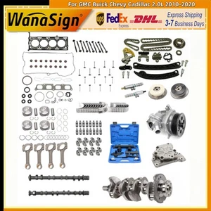 Kit de cigüeñal de árbol de levas de cadena de distribución para GMC Buick Chevy Cadillac 2,0 L 2013-2020 - Imagen 1 de 12