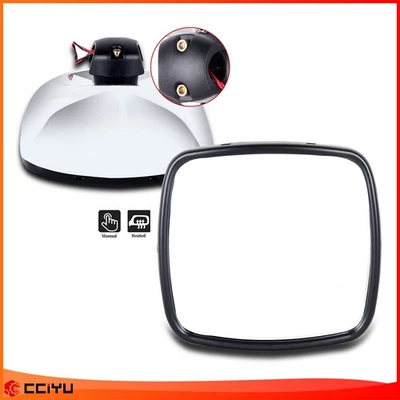 Espejos térmicos manuales anchos vista lateral Freightliner M2 Columbia 2 piezas Foto 1 de 4