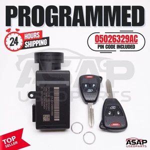 🍎 VIN PROGRAMMED PLUG & PLAY IMMOBILIZER DODGE MAGNUM CHRYSLER 300 05026329AC - Picture 1 of 9