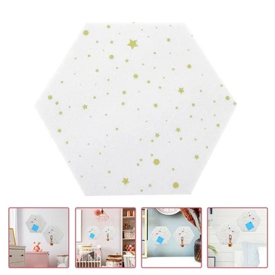  Photo Wall Decoration Frame Round Hexagonal Bulletin Board Tiles - Image 1 of 4
