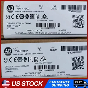 Neu Allen-Bradley 1756-HYD02 SER A ControlLogix hydraulisches Servomodul 1756HYD02 - Bild 1 von 8
