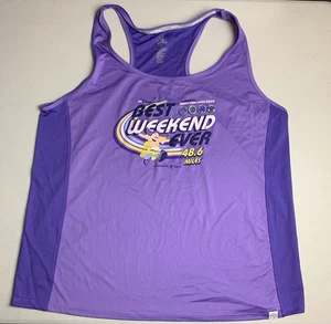 Run Disney Erwachsene 2XL Dopey Challenge 2020 Athletic Racerback Tank Top gebraucht - Bild 1 von 8