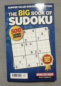 BROMLEIGH HOUSE Family Favorites Sudoku Puzzles 500 2025 PREMIUM QUALITY PUZZLES - Picture 1 of 1