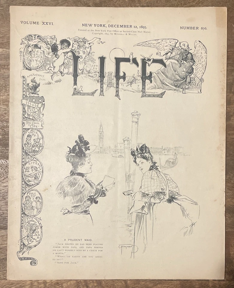 Life Magazine - December 12 ,1895 - Complete - Image 1 of 4
