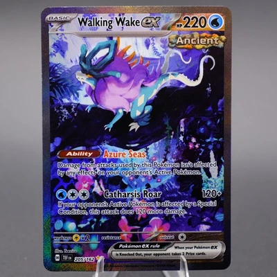 Walking Wake ex 205/162 Special Illustration Rare  SV05: Temporal Forces Pokemon - Image 1 of 2