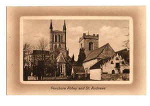 Worcestershire. Pershore Abbey and St. Andrews. - Picture 1 of 1