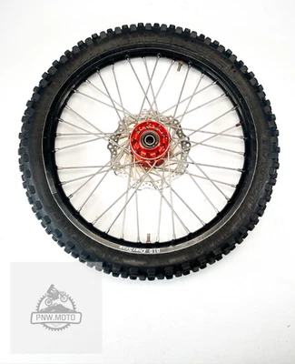 Honda CRF250R 2010 04-13 CRF 250R DID rueda delantera buje radios de neumáticos Foto 1 de 4