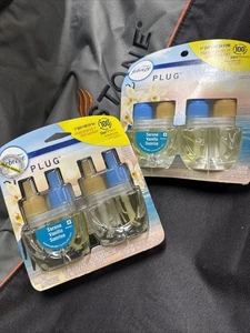 Menge 4 Febreze Plug Serene Vanille Sonnenaufgang Öl Nachfüllpackungen 0,87 Unzen EA (2er-Pack x 2) - Bild 1 von 1
