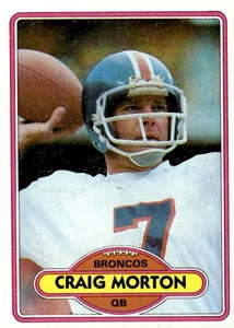 1980 Topps #105 Craig Morton - Foto 1 di 2