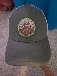 Eddie Bauer Mount Everest Snapback verstellbare Mütze Kappe grün/hellbraun - Einheitsgröße - Bild 1 von 7