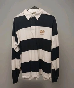 Notre Dame Fighting Irish ND Logo Herren Russell Athletic Langarm Polo Größe L - Bild 1 von 6