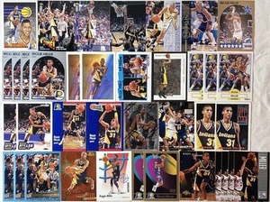 Lote de 38 cartas Reggie Miller Topps Fleer Hoops Upper Deck SP Insertos Indiana Pacers - Imagen 1 de 14