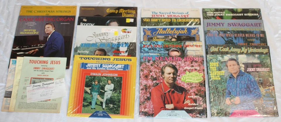 Jimmy Swaggart Collection – 17 LP Records + 1978 Newsletter + 1975 Receipt + Foto 1 de 4