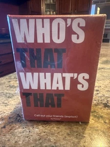 Who'S That What'S That - Giochi di Carte per Adulti con 250 Carte Divertenti | Drinki - Foto 1 di 4