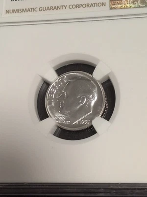 1955 PROOF ROOSEVELT DIME NGC PF68 ULTRA CAMEO, LOW POPULATION - VERY RARE!! - Image 1 of 4