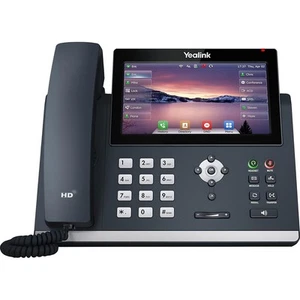 YeaLink SIP-T48U SIP Corded Wall Mountable Desk Phone, Classic Gray - Picture 1 of 10