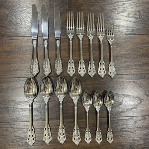 Baroque by Godinger 18/10 Edelstahl Besteck Set 15 Teile - Bild 1 von 9