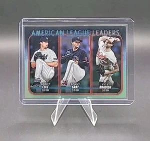 2024 Topps Series 1 Rainbow Foil American League Leaders ERA Leaders #324 - Picture 1 of 2