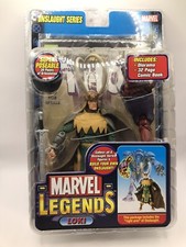 Marvel Legends Toy Biz Onslaught Series Long Horn Loki With BAF Brand New