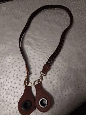 tracolla treccina o bag tenuta cuoio - Immagine 1 di 2