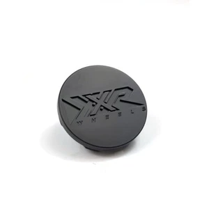 XXR 550 551 553 FLAT BLACK MIDDLE CENTRE CENTER CAP RIM ALLOY WHEEL SINGLE Z3167 - Picture 1 of 1