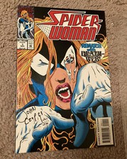 1993 MARVEL Spider-Woman #1 Comic Book - Signed by John Czop - Numbered w/COA